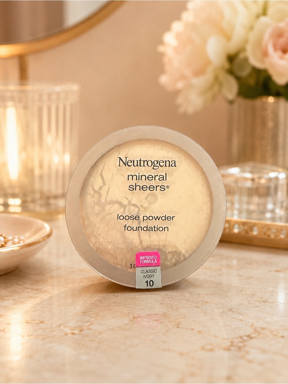 Neutrogena Mineral Sheers Loose Powder Foundation Classic Ivory 10 Sealed